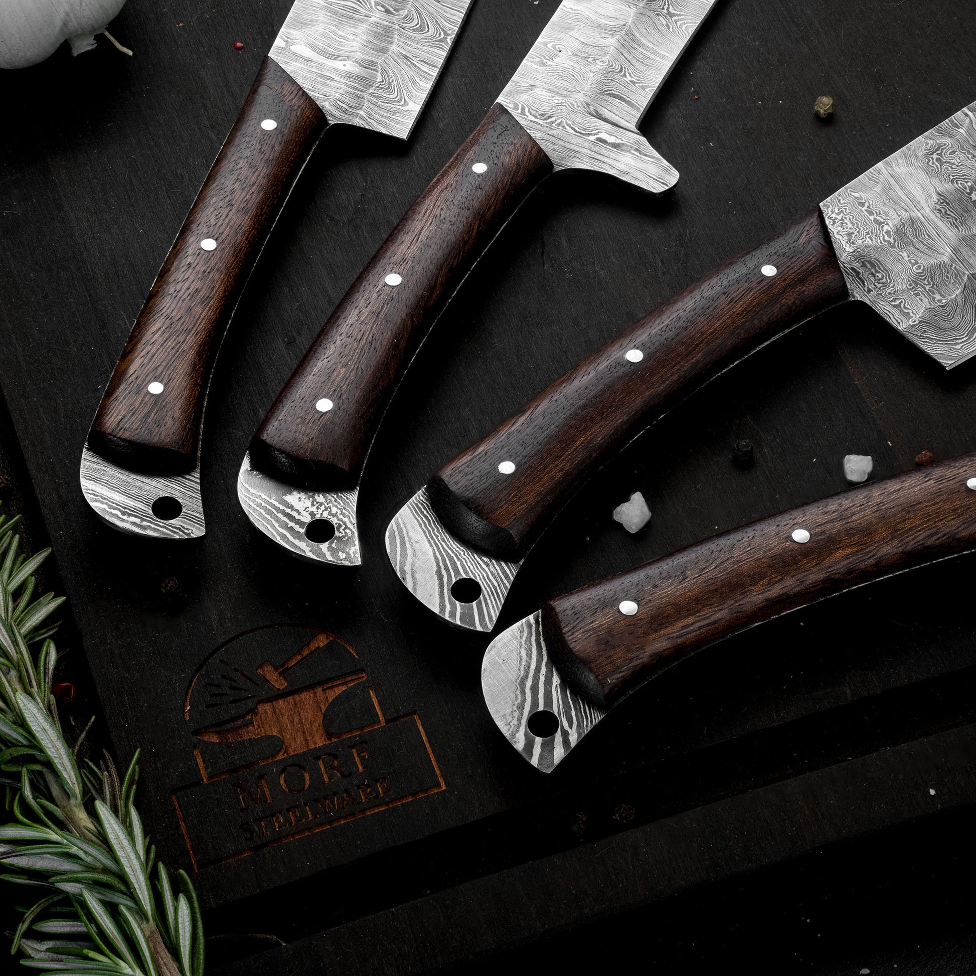 Cuisinier 8 Handmade Damascus Steel Chef Knife – Forseti Steel