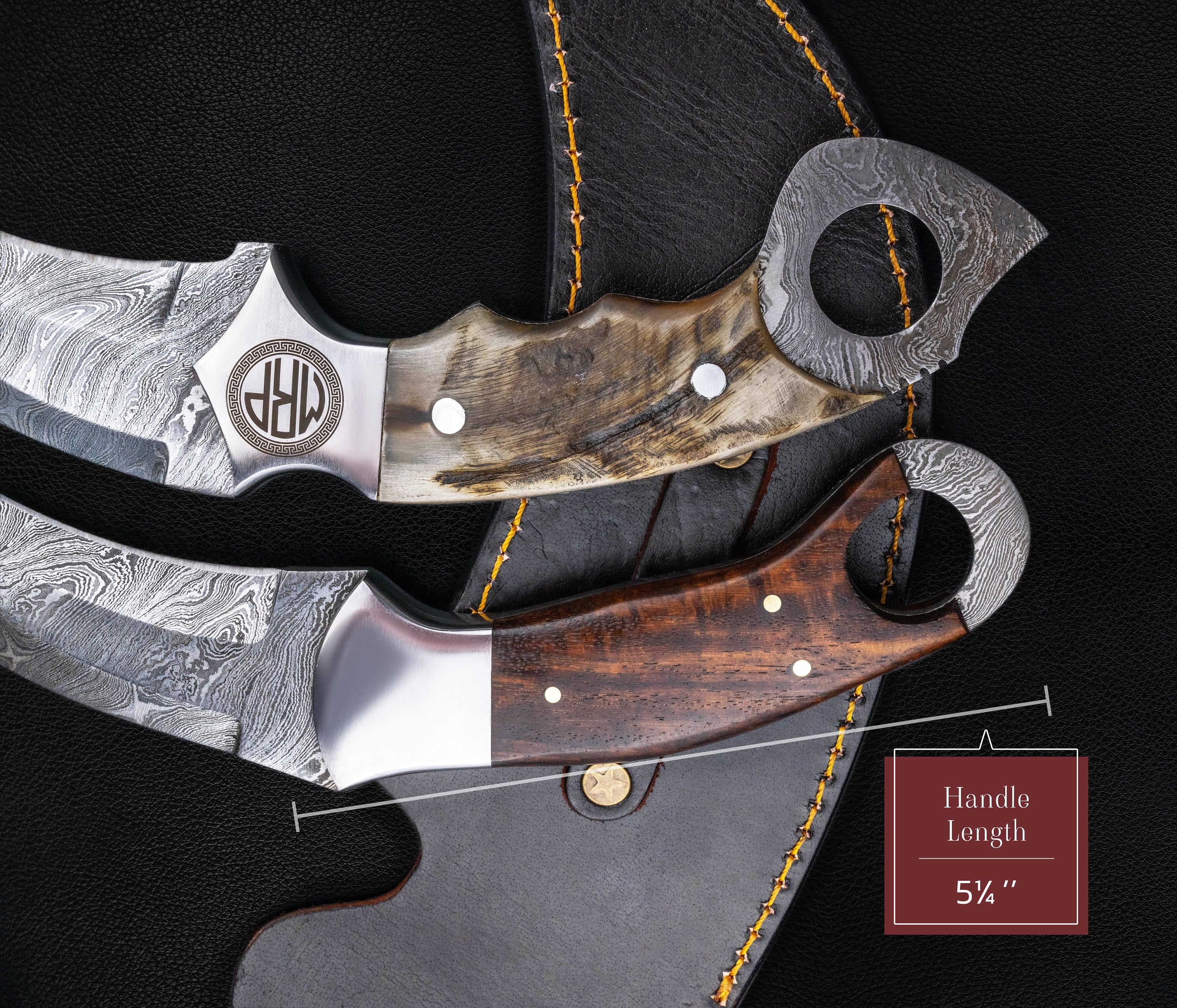 Custom newest handmade Damascus steel karambit knife